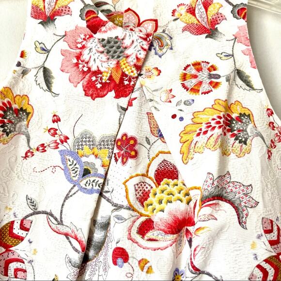 La Mascot Venezia girls jacquard floral sleeveless summer dress size 8 - Picture 2 of 9